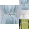 Leather Classic Pearl Waist Chain With Beautiful Butterfly Decorations For Distinctive Styles Dress