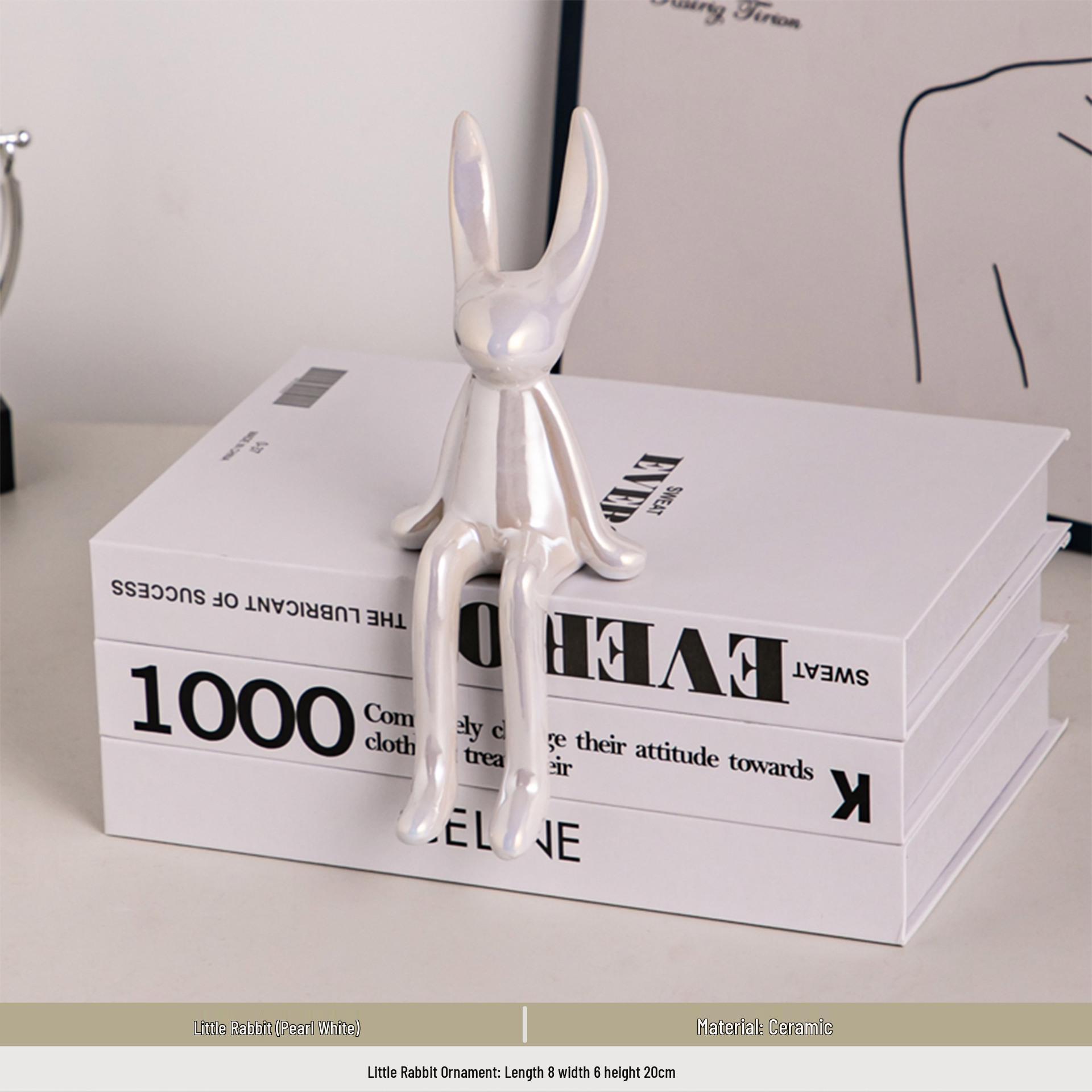 

Высококачественное мультяшное украшение в виде длинноухого кролика для роскошного декора