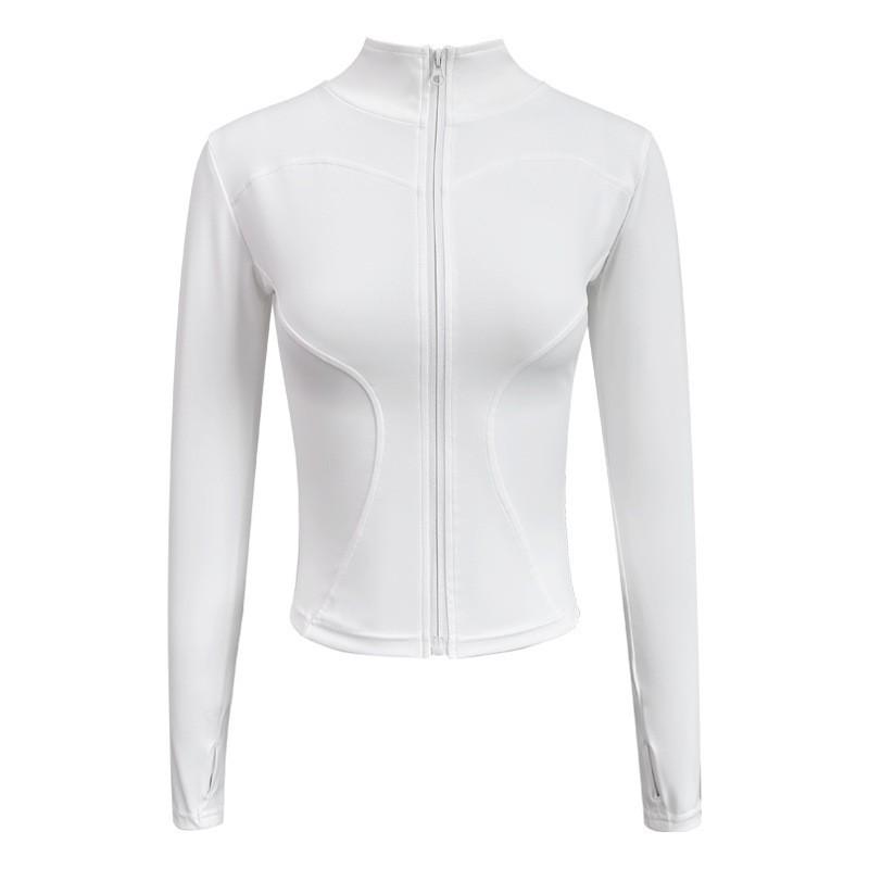 Lulu Women's Slimming Long-Sleeve Stand Collar Cardigan for Yoga, Running, Training & Fitness