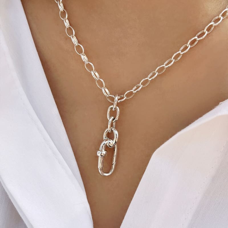 fINE HABIT fINE LINK Y Necklace