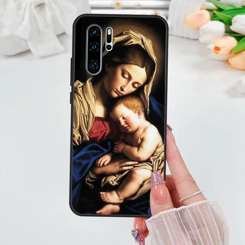 

Mother Virgin Mary For Huawei Nova 11i 7i 8i 12i 12s Y73 Y70 Y90 Y60 Y72 Y61 Y91 9 10 SE P40 Lite P30 Pro Case Huawei Nova Y73