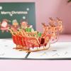 Pop-Up Cards Christmas Party Decorations New Year Greeting Card Party Invitation