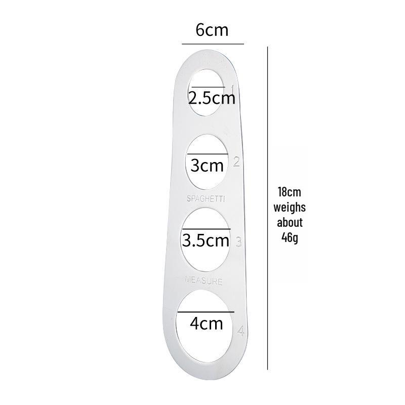 

Stainless Steel 4-Hole Spaghetti Portioner Kitchen Gadget