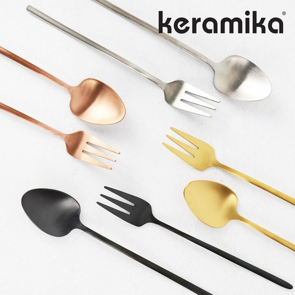 

Titanium Ceramic Cutlery, Teaspoon, Tea Fork, 4 Colors