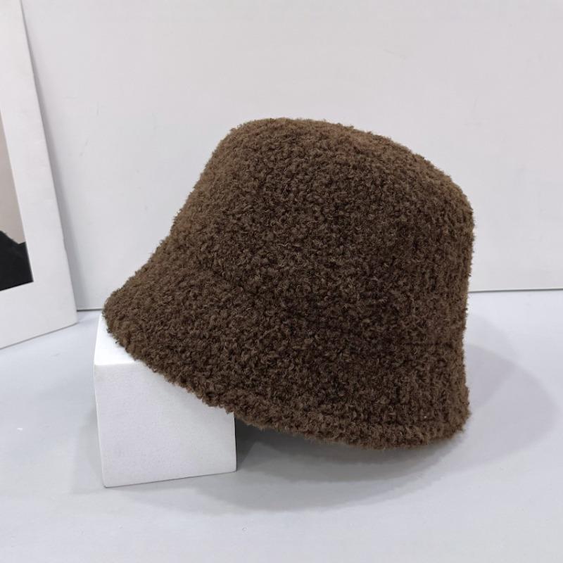 25 Early autumn new fisherman's hat children solid color versatile fashion basin hat winter outdoor warm tide