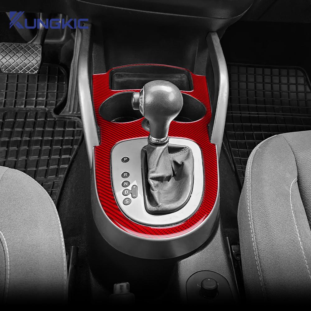 For Seat Altea 2004-2009 2010 2011 2012 2013 2014 2015 2016 Real Soft Carbon Fiber Sticker LHD RHD Car Gear Shift Frame Panel