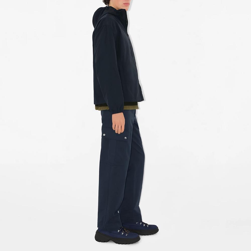 Burberry Logo Appliqué Hooded Jacket 81049131