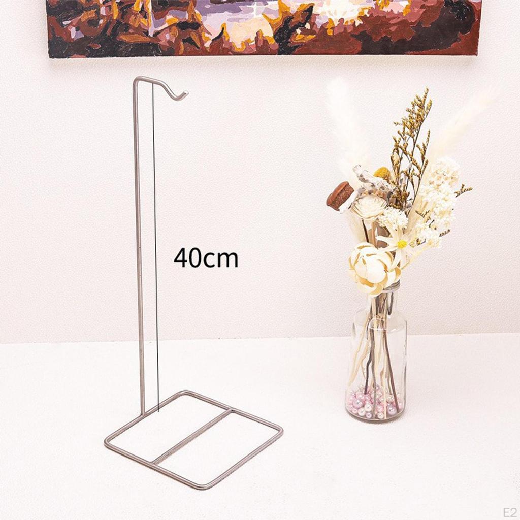 Metal Purse Display Stand, Underwear Rack Jewelry Hanger Retail Supplies Countertop Simple Shoulder