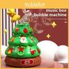 Christmas Tree Festive Bubble Machine With Music And Light Effects For Children