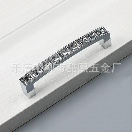 High-Quality Crystal Series Diamond Pull Handle – Modern Fashion for Cabinets and Drawers
