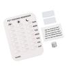 Pet Dog Feeding Reminder Magnetic Reminder Sticker Daily Indication Chart for Pets