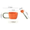 JUSTINLAU Ceramic Mug Valentine's Day Gifts Breakfast Coffee Milk Oat Cup Creative Couple Cup with Handle Home/Office Water Cups