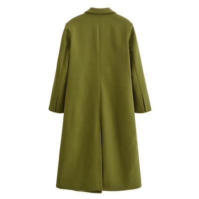New Autumn Models, Women's Clothing, Style Design, Fashionable and Versatile, Casual Style, Long Woolen Coat