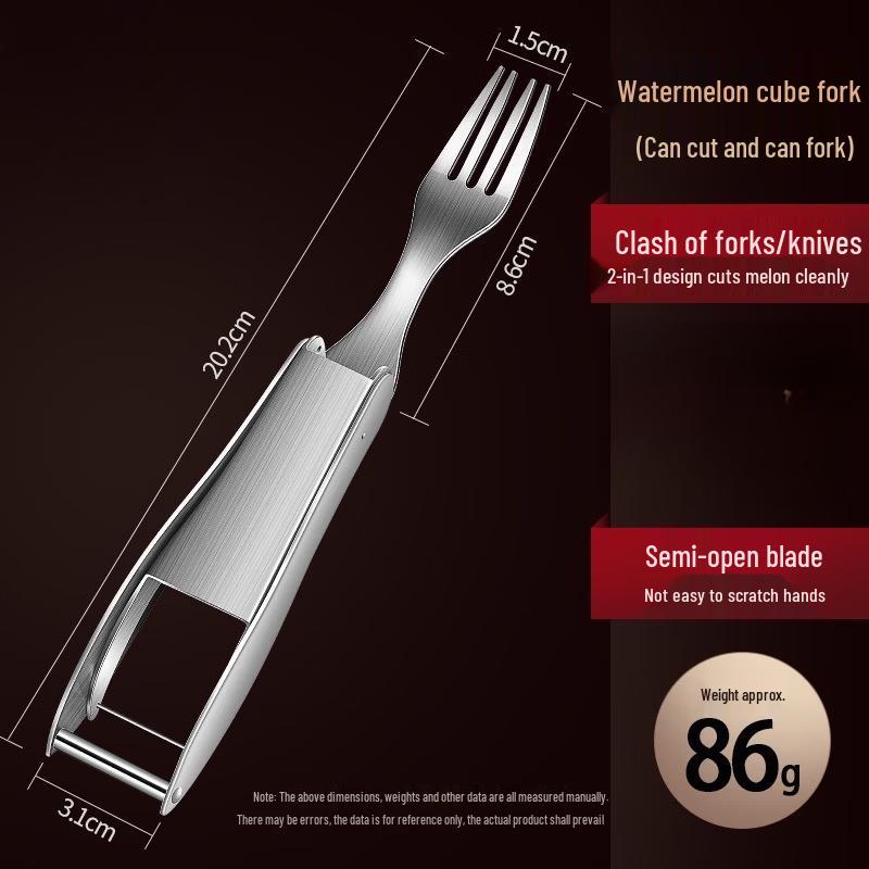 ZISIZ Stainless Steel Watermelon Slicer & Dicer