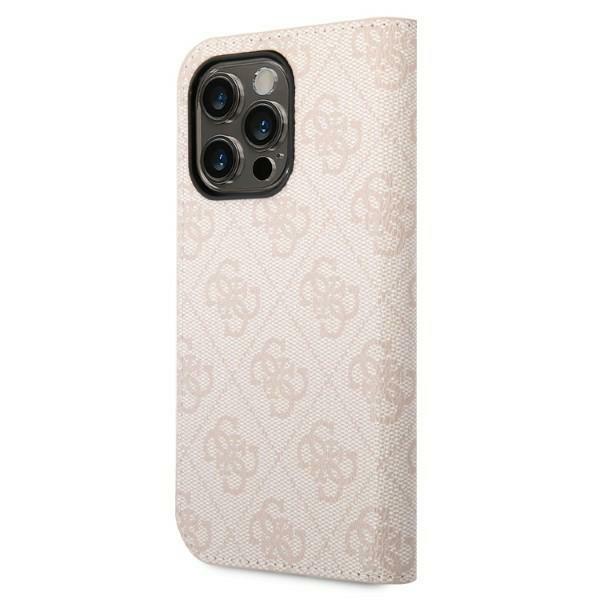 Guess Gubkp14Lhg4Shp Iphone 14 Pro 6,1 Różowy/Pink Book 4G Vintage Gold Logo