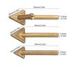 3 Stück/Set Messing Ersatzspitzen Dreieckiger Glättkopf Schweißspitzen Schweißreparaturwerkzeug