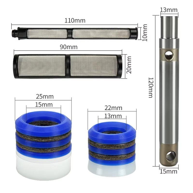 ABBY-Airless Sprayer Accessories Pump Repair Kit 244194 Filter And Plunger Rod For 390/395/490/495/595 Models