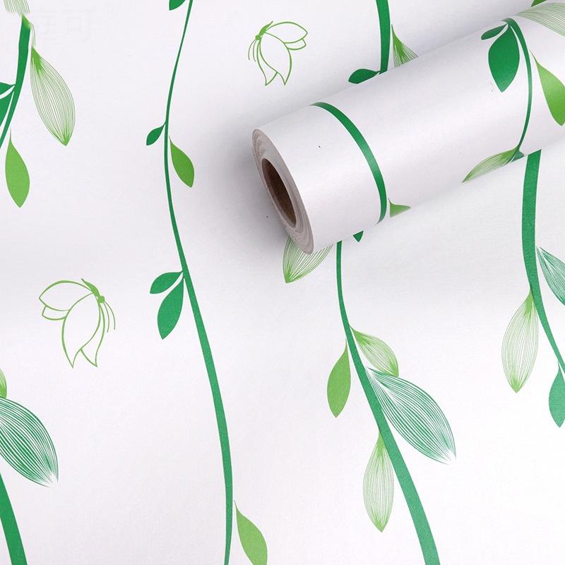 

Self Adhesive PVC Wallpaper Garden Wallpaper Self Adhesive Wall Sticker Bedroom Living Room Waterproof Wall Covering Home Decor 45cmx10m