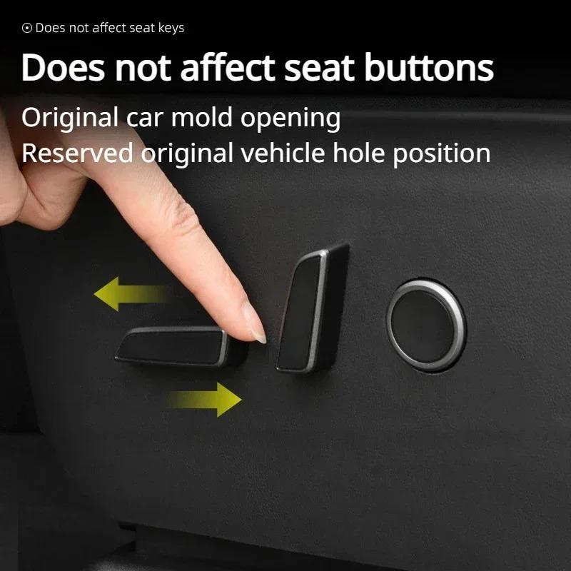 Seat Side Kick Pad for Tesla Model 3 Y Highland Juniper 2025 Seat Both Sides Anti Kick Pads Leather Protective Pad Accessories