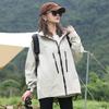 Chunqiu Bird Unisex Windproof Waterproof Loose Jacket - Heat-Sealed Outdoor Windbreaker