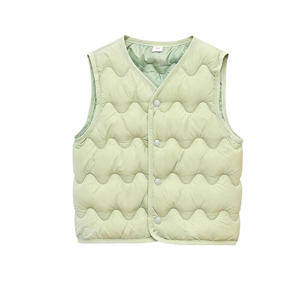 Children's Fashionable Casual Hooded Vest Jacket