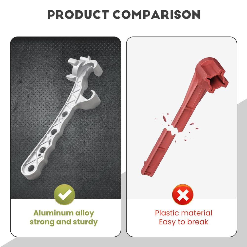 Multifunktions Metall Eimeröffner Aluminium Eimer Farbeimer Deckel Dosenöffner Gallonen Eimer Öffner Eimerdeckel Schraubenschlüssel