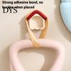 Household Toothbrush Storage Cartoon House Holder, Wall Mounted Bathroom Organizer, Suspended Soft Card Slot Holder Drainage Drying Rack for Electric
