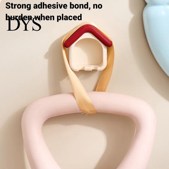 Household Toothbrush Storage Cartoon House Holder, Wall Mounted Bathroom Organizer, Suspended Soft Card Slot Holder Drainage Drying Rack for Electric