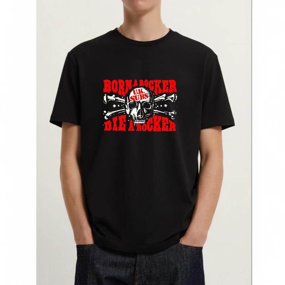 Uk subs born a rocker tshirt  classic punk band tour tee S