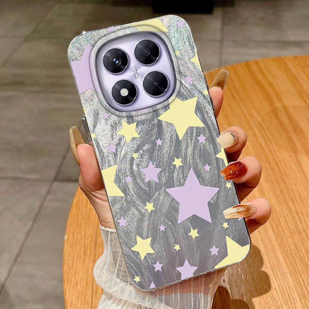 

Colorful Gradient Cartoon Cat For Xiaomi Redmi A5 A3 A3 A3X 13C 14C 15 15C Poco X7 Pro Phone Cases Cover Fundas Silicone Bumper Redmi 15C 4G