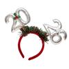 2026 Glittering Garland New Year Headband With Padded Number Comfortable Hair Accessory For Festival Event Celebration