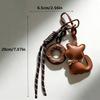 Stylish PU Leather Cat Pendant Bag Charm Hanging -Fashionable & Fun Accessory for Bags