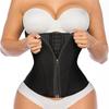 Durable And Safe Womens Waist Trainer Corset With Zipper Sweat Waist Trimmer For Women Workout Belt Corset Shapewear
