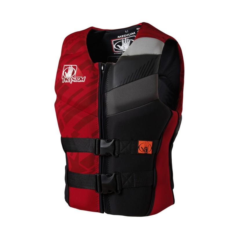 Adult Life Vest Buoyancy Aid Boating Kayaking Sea Fishing Swimming Surfing Ocean Safety Small красный