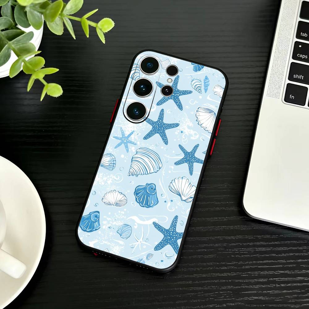 

Colorful Marine Organism Phone Case For Samsung S26,S25,S24,S23,S22,S21,S20,Plus,Fe,Lite,Others Black Cover Samsung S22ULTRA5G