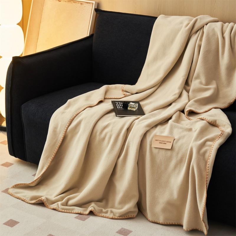 Ultra Soft Alpaca Fleece Blanket Thick Warm All Season Multiuse Office Sofa Nap