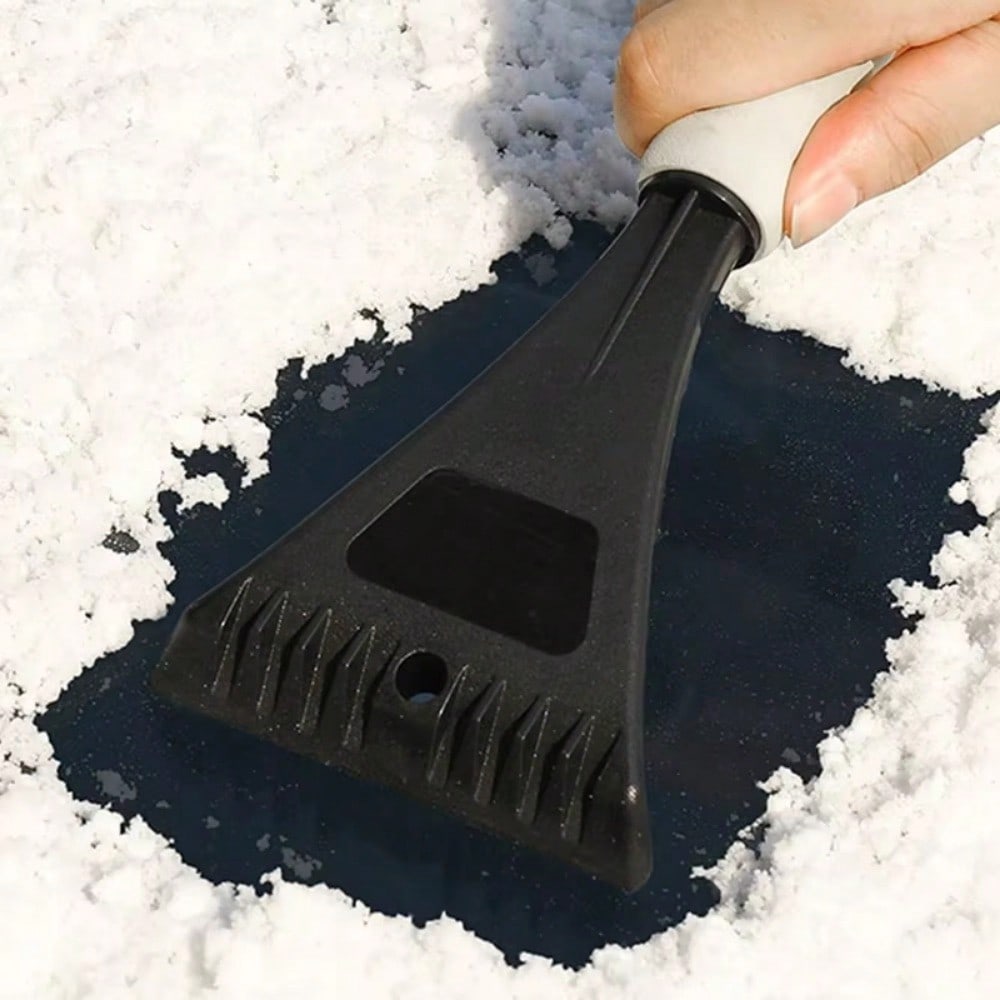 Snow shoveling tool, car window defrosting and snow scraping board, car mounted winter snow cleaning tool