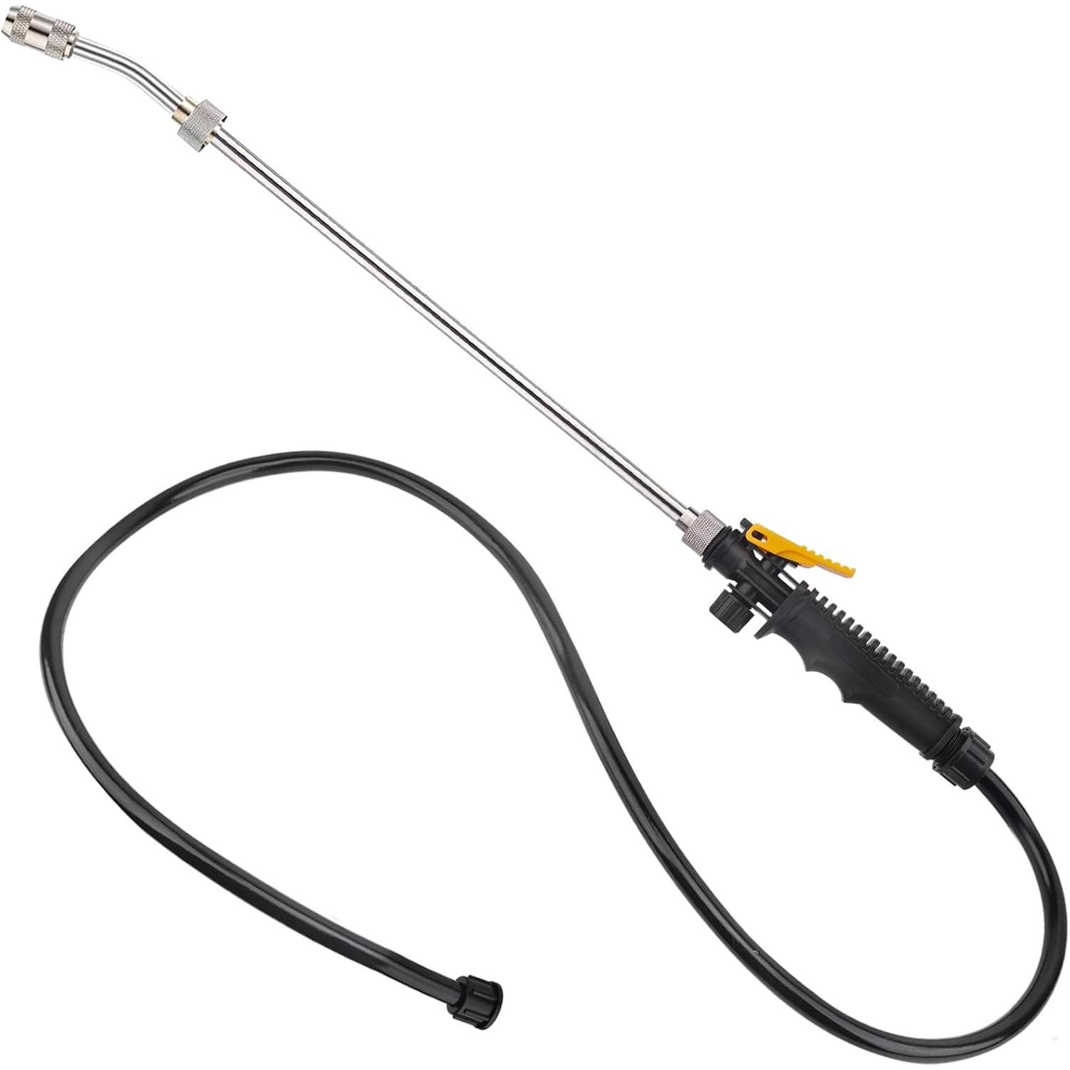 Replacement Sprayer Wand for Ryobi,29 Sprayer Part with Adjustable Nozzle, Trigger Wand & Hose Compatible for P2800, P2803 Sprayer чёрный