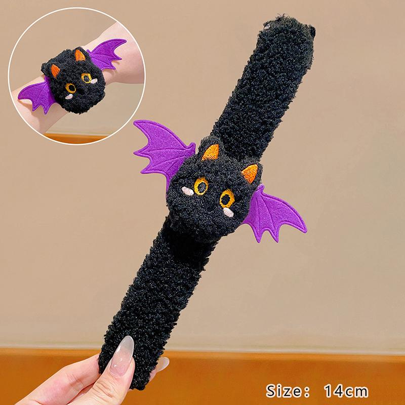 Halloween Plush Bracelets Ghost Bats Pumpkins Papa Circle Children's Gifts Wristbands Halloween Decorative Props