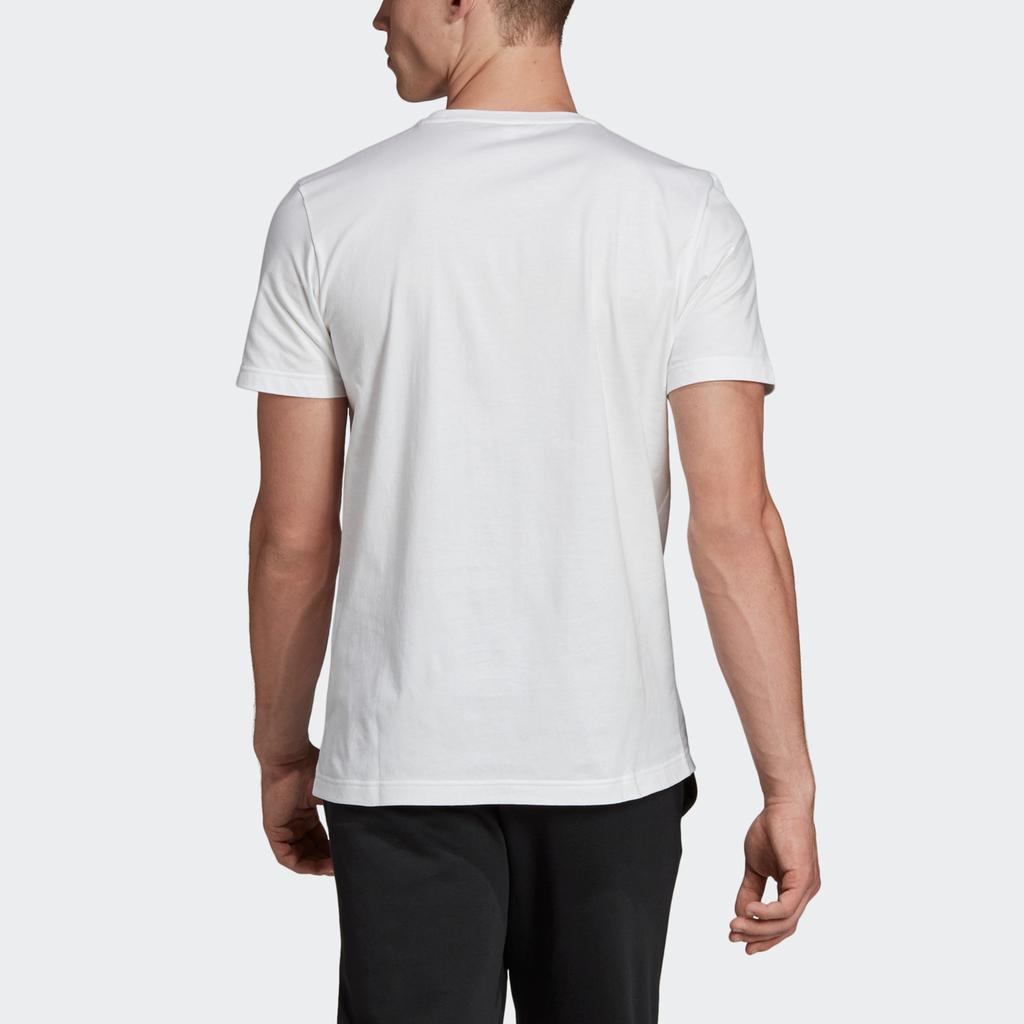 Adidas Embroidery Gfx Cartoon Print Casual Sports Round Neck Short Sleeve T-Shirt Men Tops White FM9449