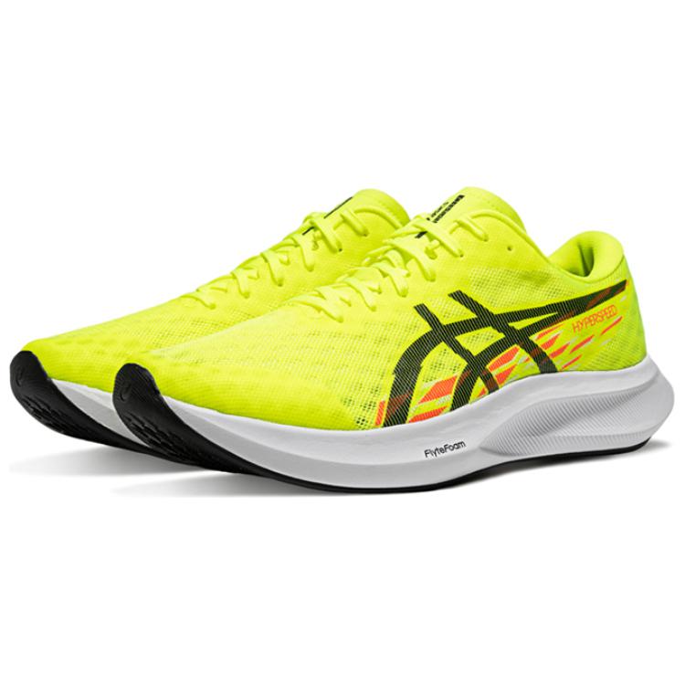 Asics Hyper Speed 4 (2E) Comfortable Wide Toe Box Racing Shoes Durable Breathable Lightweight Low Top Long Distance Running Shoes 1011B876-750