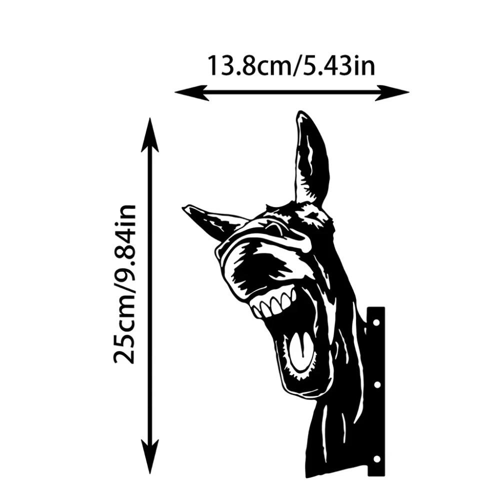 Elegant Järnasildjurssilhuett - Perfekt för Trädgårdsfestinredning. Ger en lekfull touch till heminredning och trädgårdsutrymmen