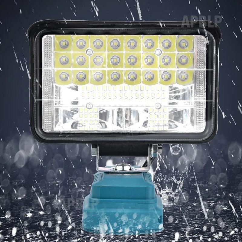 For Makita 18V Li-Ion Battery Led Work Light 3/4/6/8 Inch Flashlight Portable Emergency Flood Lamp Camping Lamp