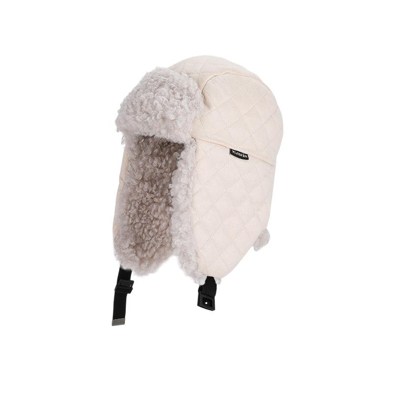 

Зимняя бархатная толстая шапка женская уличная ветрозащитная шапка для защиты ушей мужская теплая шапка-ушанка