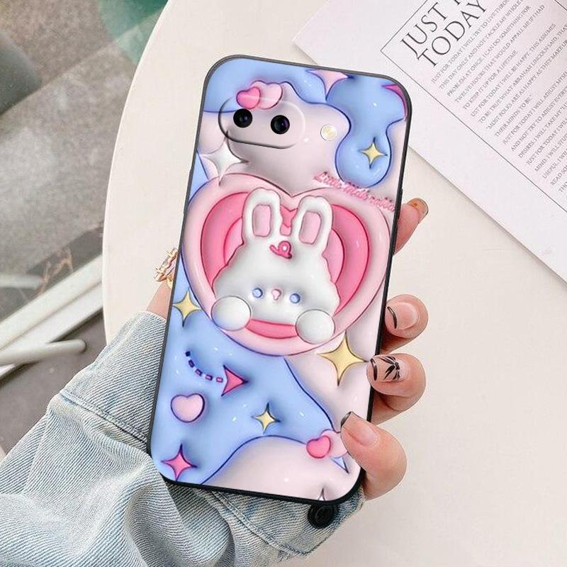 For Google Pixel 9a Case Black Silicon Soft TPU Phone Cases for Google Pixel 9a 9 A Protective Back Shells Coque Pixel9A Fundas