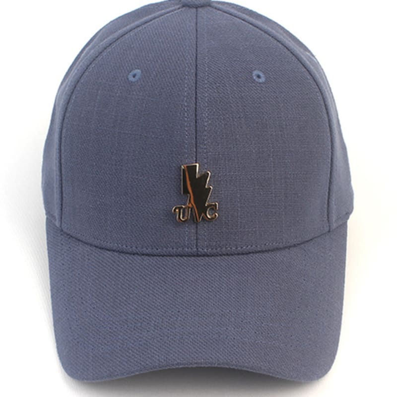 Universelle Chemie Leinen Donnerblau Baseballkappe