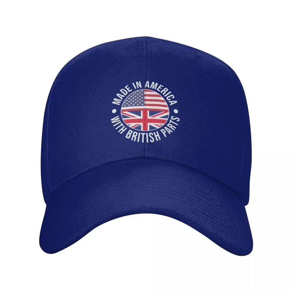 Hergestellt in Amerika mit britischen Teilen Baseballkappe Militärkappe Unisex Unisex Hut Snapback-Hut Golf Unisex Damen