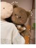 Adorable Bowknot Cat Plush Doll - Comforting Companion Toy for Girls