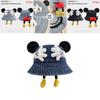 Mickey Mouse Denim Bucket Hat With Breathable Uv Protection For Summer Fashion Accessories