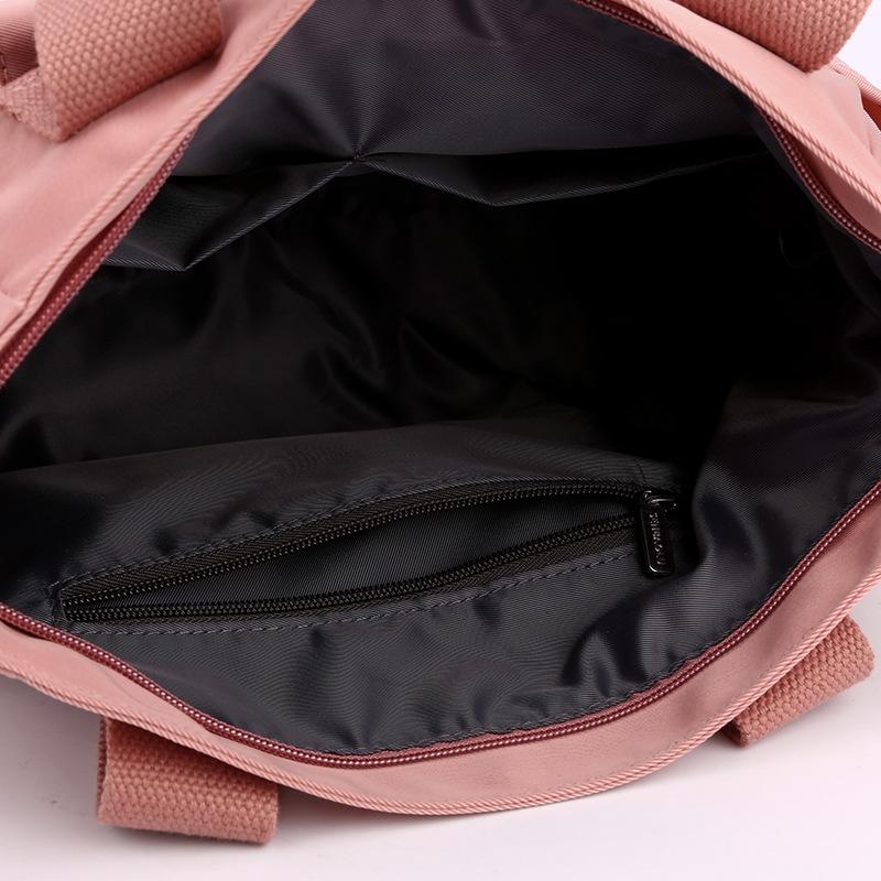 Women's Nylon Tote Bag Multi-interlayer Crossbody Satchel Bag Large Capacity Casual Top Handle Handbags